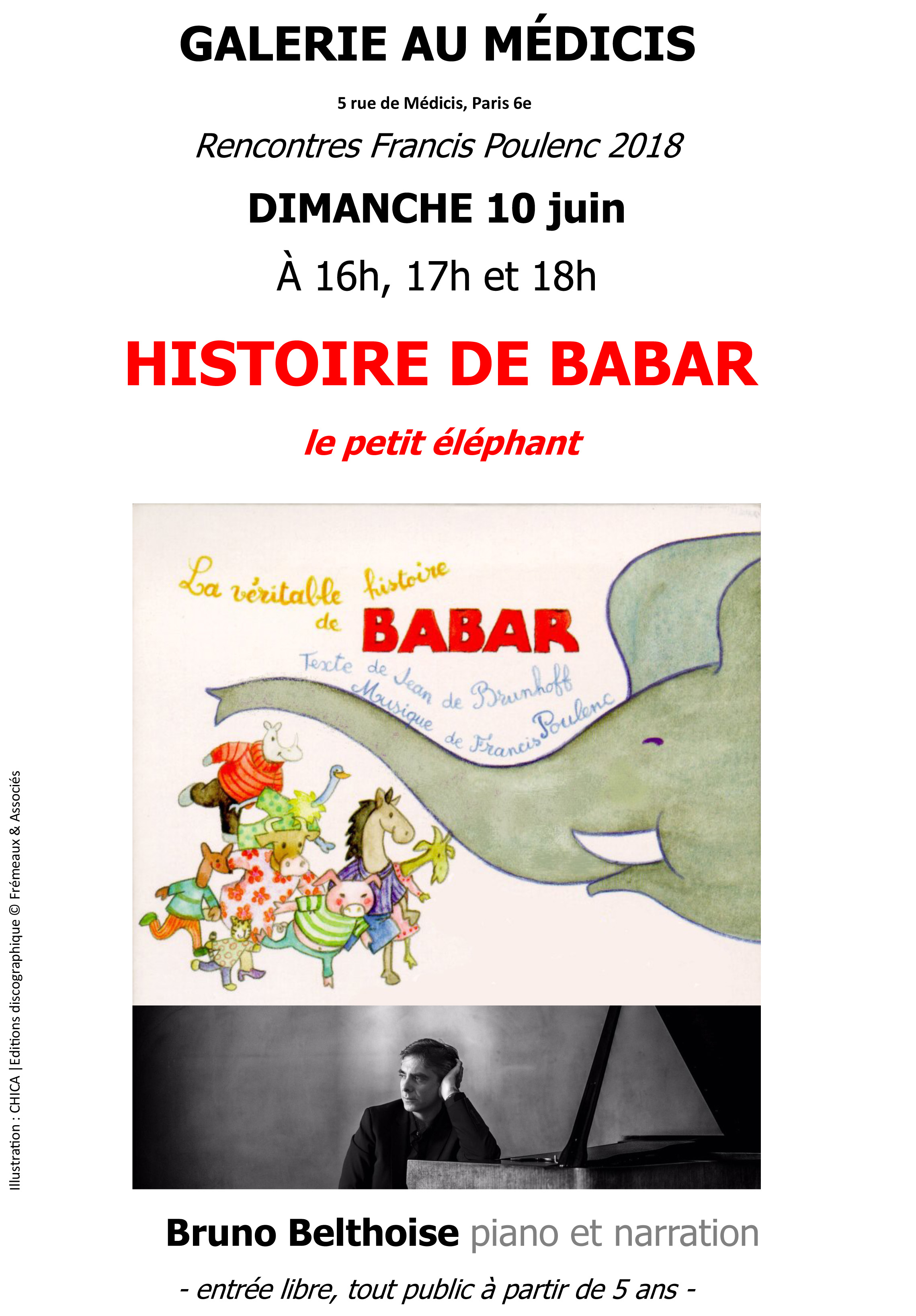 Affiche 10 juin 2018 - Histoire de Babar